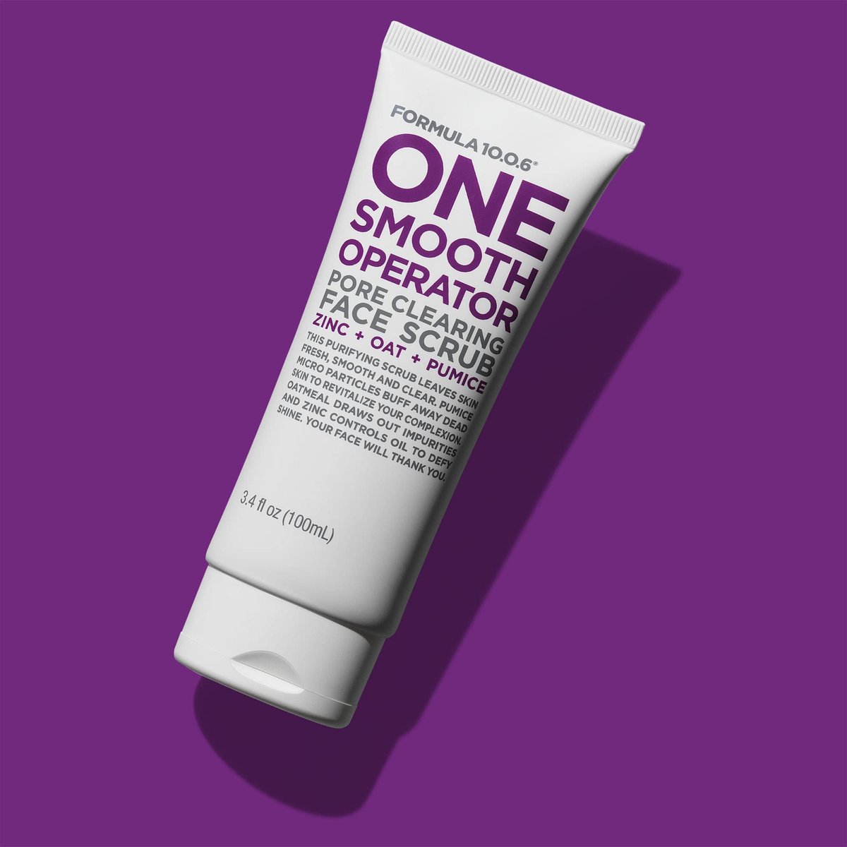 Formula 10.0.6 One Smooth Operator Pore Clearing Face Scrub - 3.4 Fl Oz - Vegan & Cruelty-Free - görsel 4