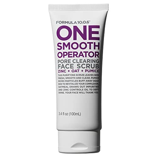 Formula 10.0.6 One Smooth Operator Pore Clearing Face Scrub - 3.4 Fl Oz - Vegan & Cruelty-Free - görsel 1