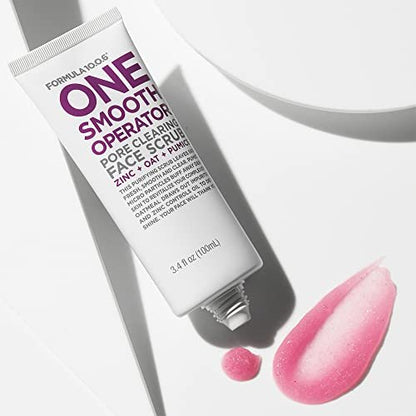 Formula 10.0.6 One Smooth Operator Pore Clearing Face Scrub - 3.4 Fl Oz - Vegan & Cruelty-Free