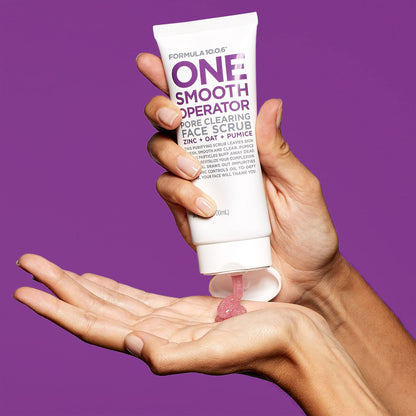 Formula 10.0.6 One Smooth Operator Pore Clearing Face Scrub - 3.4 Fl Oz - Vegan & Cruelty-Free