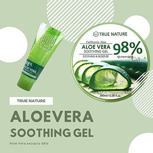 True Nature Soothing & Moisture 98% Aloe Vera Gel - Face & Body Moisturizer, 10 Fl Oz - görsel 14