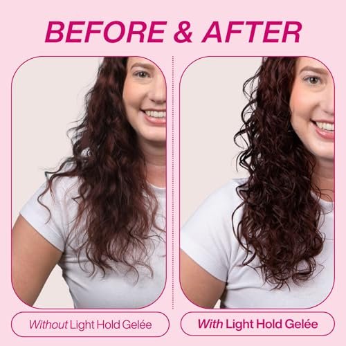 Dippity Do Girls with Curls Light Hold Gelee, Shape, Smooth & Separate Curls, Formulated with Aloe, Vitamin E & Wheat Protein, Frizz-Free, Never Crunchy, Curly Hair Gel For Women, 2 Pack Avelisse