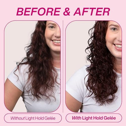 Dippity Do Girls with Curls Light Hold Gelee, Shape, Smooth & Separate Curls, Formulated with Aloe, Vitamin E & Wheat Protein, Frizz-Free, Never Crunchy, Curly Hair Gel For Women, 2 Pack Avelisse
