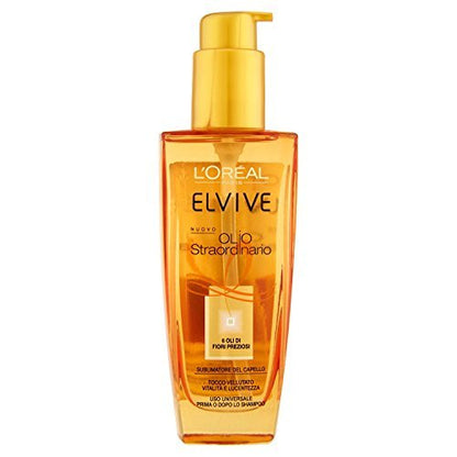 L'Oréal Paris Elvive Extraordinary Oil Nourishing Treatment for Normal to Dry Hair, 3.38 Fl Oz Avelisse
