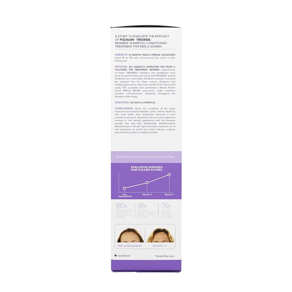 Foligain Triple Action Conditioner for Thinning Hair – Volumizing Conditioner for Women, 8 Fl. Oz. - görsel 5