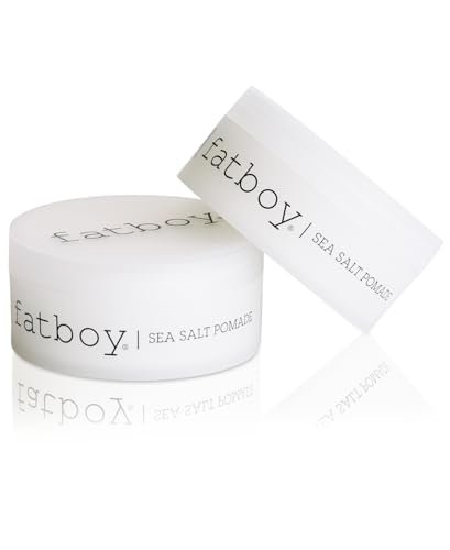 Fatboy Sea Salt Hair Pomade with Coconut Oil & Shea Butter - Lightweight Hold for Texture, Styling & Shine, Tousled Beach Waves Finish - 2.6 oz - görsel 11