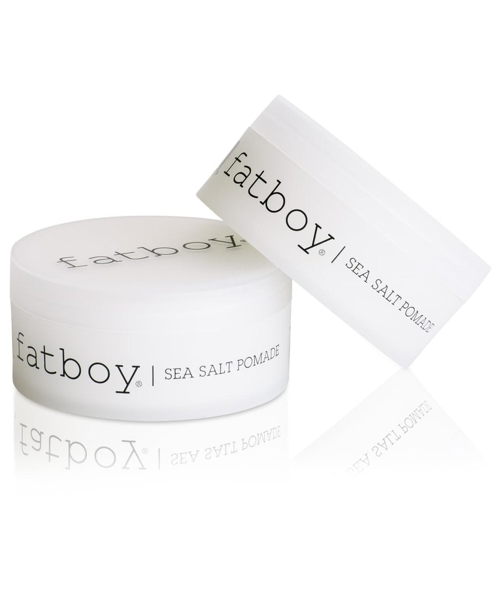 Fatboy Sea Salt Hair Pomade with Coconut Oil & Shea Butter - Lightweight Hold for Texture, Styling & Shine, Tousled Beach Waves Finish - 2.6 oz - görsel 12