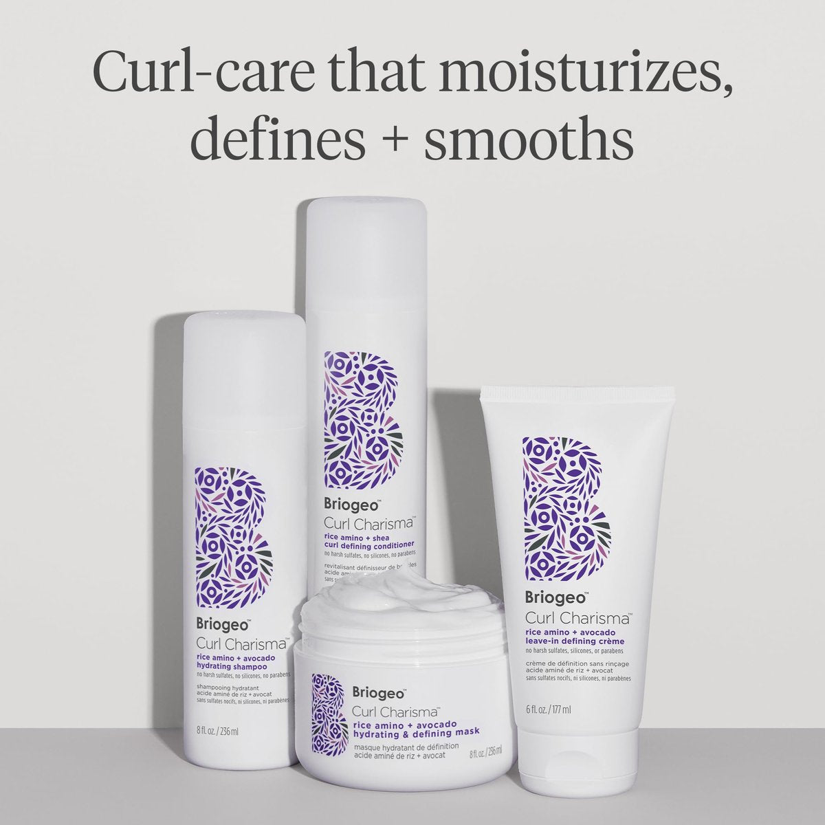 Briogeo Curl Charisma Rice Amino + Avocado Hydrating Shampoo - Sulfate-Free, Vegan & Cruelty-Free, 8 fl oz - görsel 15