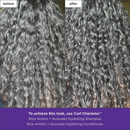 Briogeo Curl Charisma Rice Amino + Avocado Hydrating Shampoo - Sulfate-Free, Vegan & Cruelty-Free, 8 fl oz