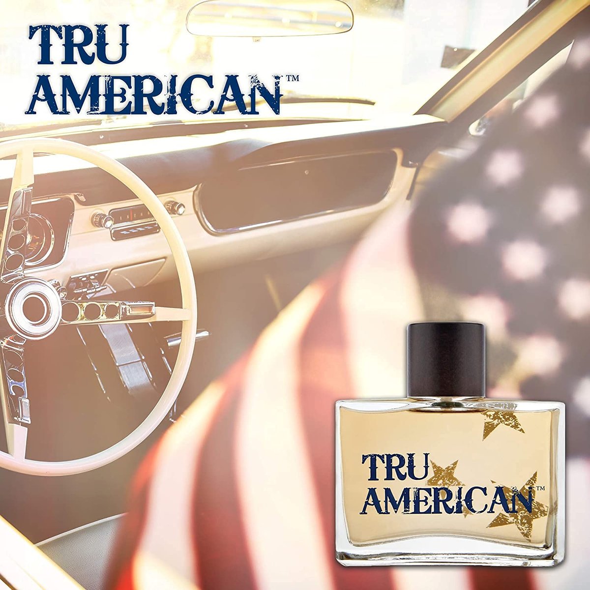 Tru Fragrance Beauty American Men's Cologne - Fresh, Bold, Masculine Scent (3.4 fl oz / 100 ml) Avelisse