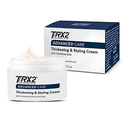 TRX2 Hair Thickening & Styling Cream – Lightweight, Non-Sticky Volume for All Hair Types – 1.7 oz