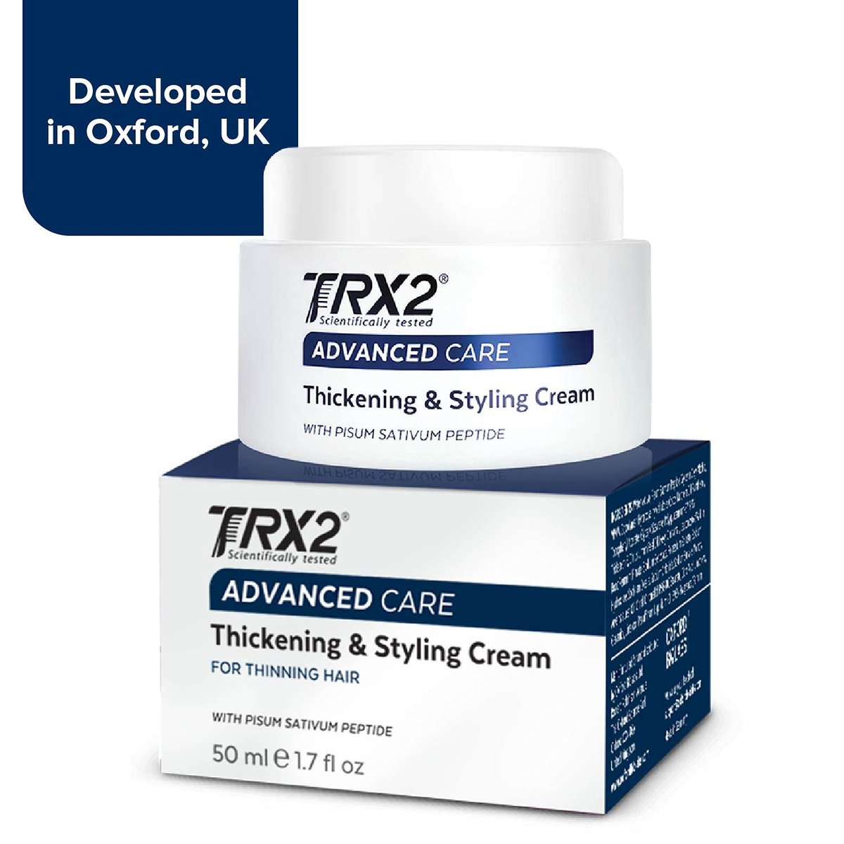 TRX2 Hair Thickening & Styling Cream – Lightweight, Non-Sticky Volume for All Hair Types – 1.7 oz - görsel 3