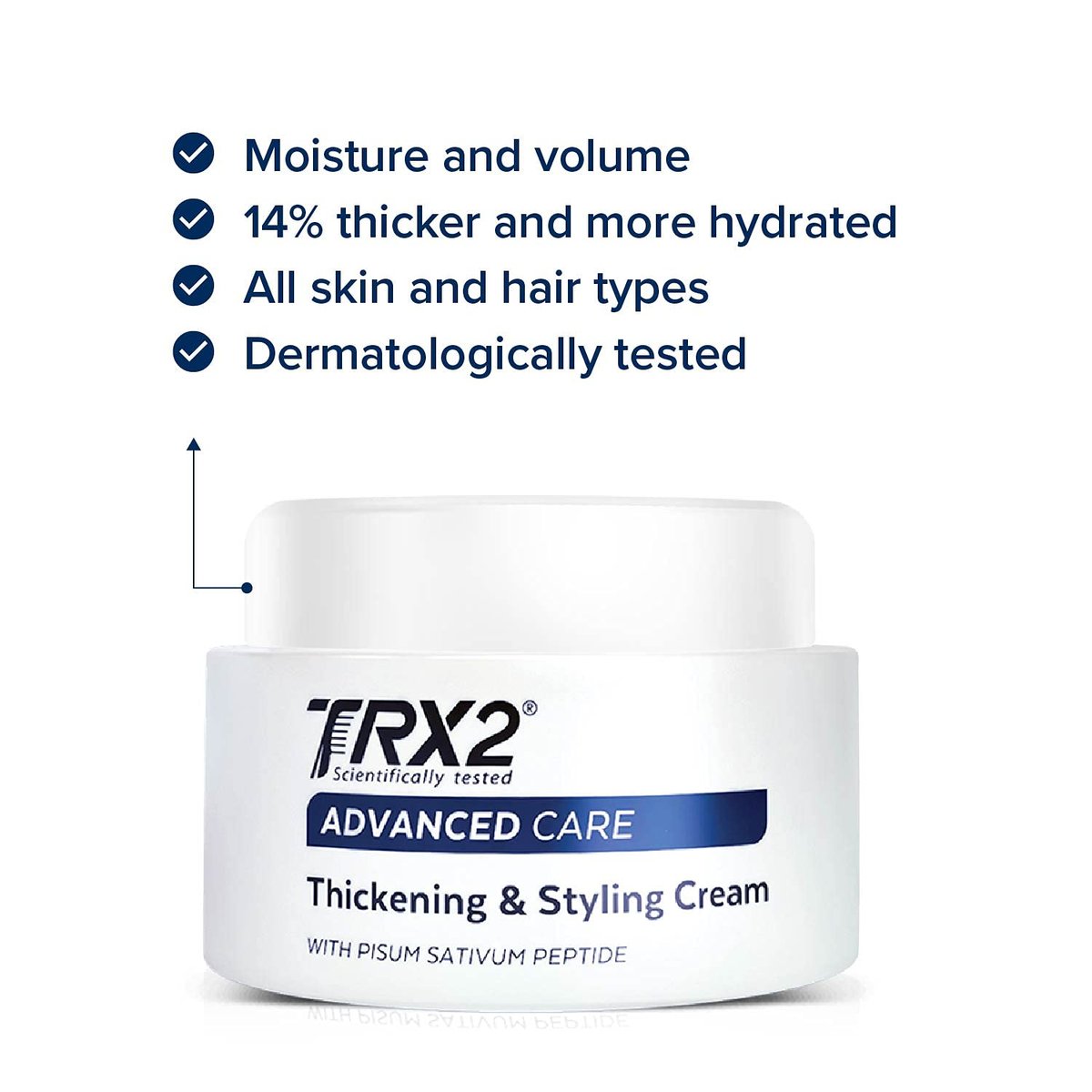 TRX2 Hair Thickening & Styling Cream – Lightweight, Non-Sticky Volume for All Hair Types – 1.7 oz - görsel 5