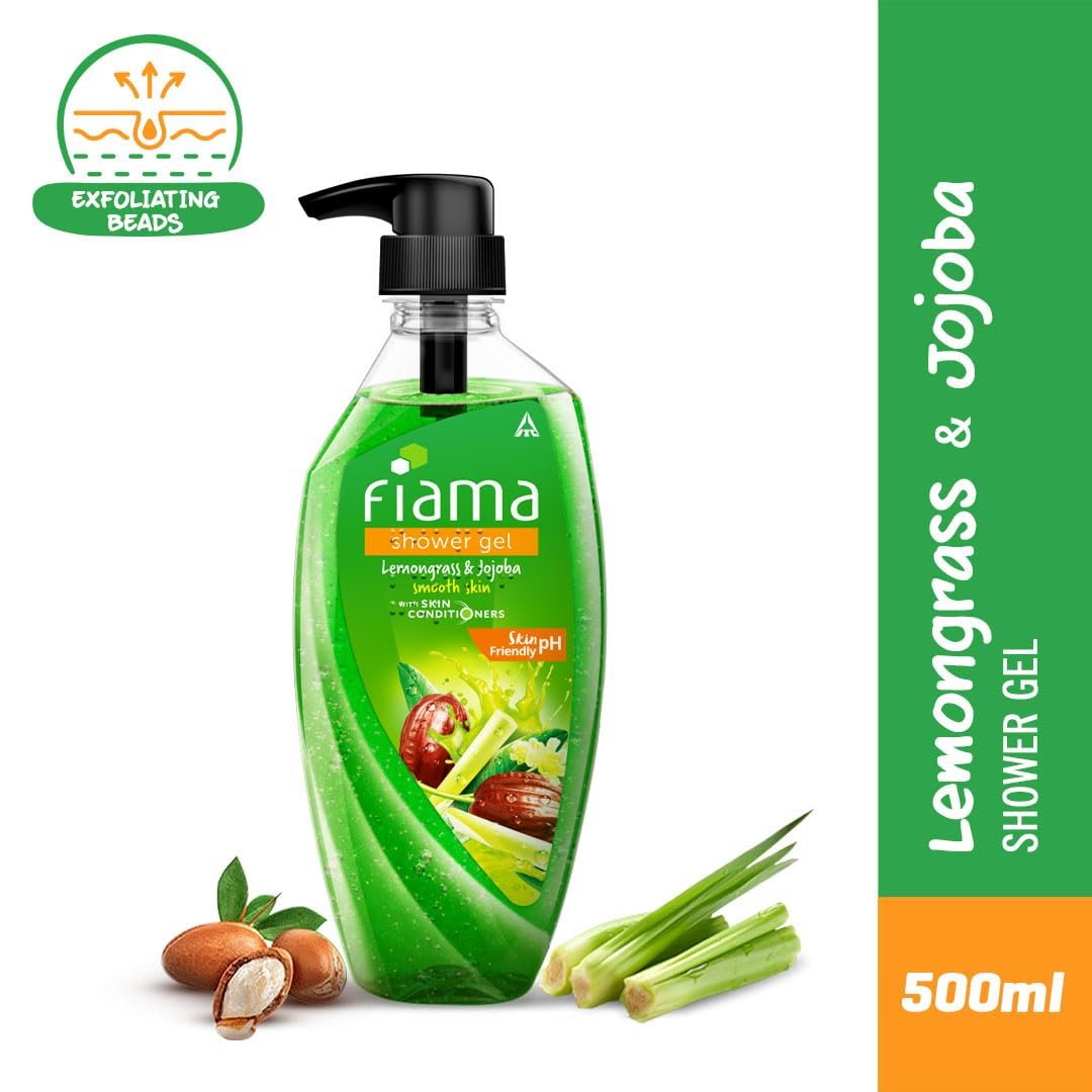 Fiama Shower Gel with Lemongrass and Jojoba – 18.6 Fl Oz (550ml) - görsel 3