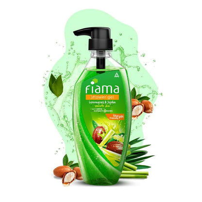 Fiama Shower Gel with Lemongrass and Jojoba – 18.6 Fl Oz (550ml)