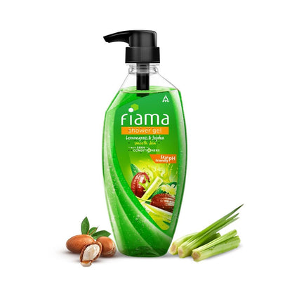 Fiama Shower Gel with Lemongrass and Jojoba – 18.6 Fl Oz (550ml)