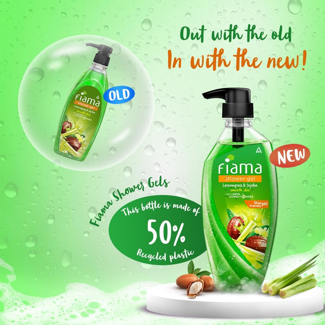 Fiama Shower Gel with Lemongrass and Jojoba – 18.6 Fl Oz (550ml) - görsel 15