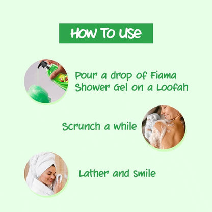 Fiama Shower Gel with Lemongrass and Jojoba – 18.6 Fl Oz (550ml)