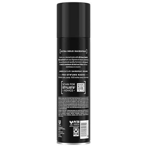 TRESemmé Extra Hold Hairspray 2-Pack with Keratin Repair Mask – 24H Frizz Control & Moisture Avelisse