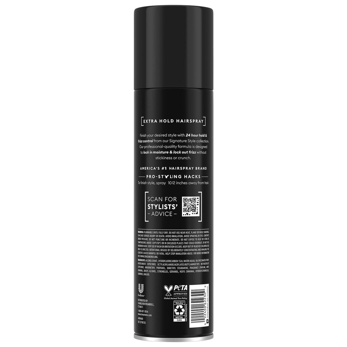 TRESemmé Extra Hold Hairspray 2-Pack with Keratin Repair Mask – 24H Frizz Control & Moisture Avelisse