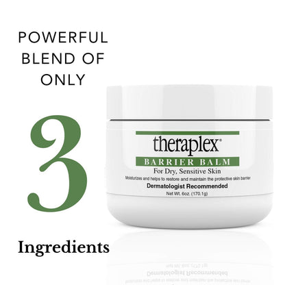 Theraplex Skin Barrier Balm - Barrier Repair Moisturizer Cream for Dry, Sensitive Skin - Hypoallergenic, Noncomedogenic - 6 oz Avelisse