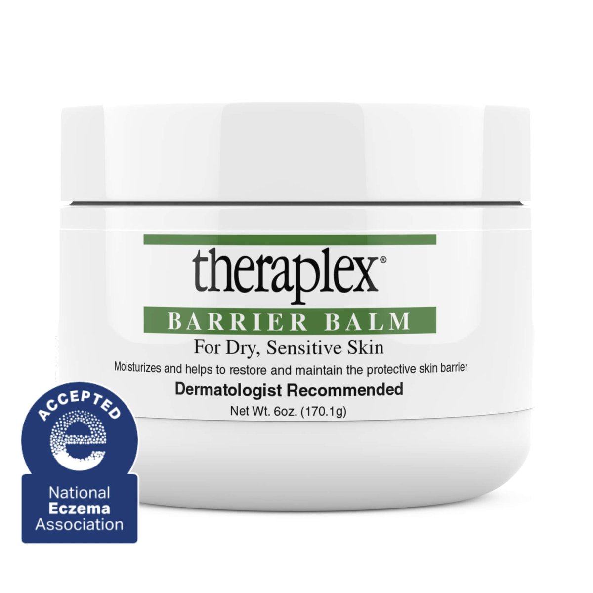Theraplex Skin Barrier Balm - Barrier Repair Moisturizer Cream for Dry, Sensitive Skin - Hypoallergenic, Noncomedogenic - 6 oz Avelisse