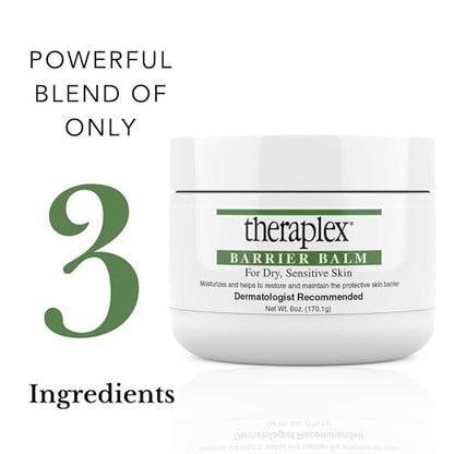 Theraplex Skin Barrier Balm - Barrier Repair Moisturizer Cream for Dry, Sensitive Skin - Hypoallergenic, Noncomedogenic - 6 oz Avelisse