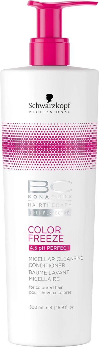 BC Bonacure Color Freeze 4.5 pH Perfect Micellar Cleansing Conditioner - 16.9 oz | Sulfate-Free & Color-Safe