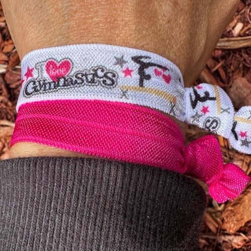 Gymnastic Hair Ties for Girls - SportyBella 5-Pack Multicolor Elastics for Routines - görsel 11