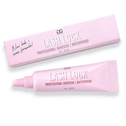 GladGirl Lash Strip & Flare Glue - Black - Latex Eyelash Adhesive, 0.25 oz