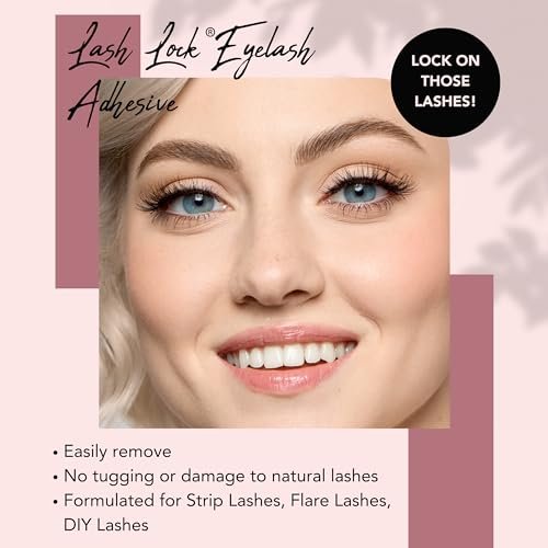 GladGirl Lash Strip & Flare Glue - Black - Latex Eyelash Adhesive, 0.25 oz - görsel 6