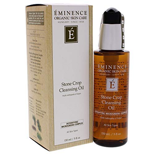 Eminence Organic Skincare Stone Crop Cleansing Oil - Unscented, 5 Fl Oz Avelisse