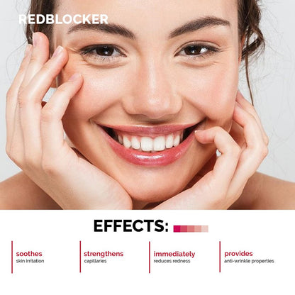 Redblocker Day Cream - Specialist Dermocosmetic for Spider Veins and Capillaries with Horse Chestnut, Ruscus, Cranberry Extracts, SPF 15 - 50 ml