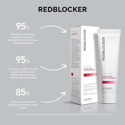 Redblocker Day Cream - Specialist Dermocosmetic for Spider Veins and Capillaries with Horse Chestnut, Ruscus, Cranberry Extracts, SPF 15 - 50 ml - görsel 10