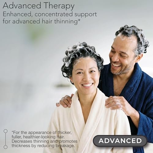 PURA D'OR Advanced Therapy Biotin Shampoo & Conditioner Set for Hair Thinning - Clinically Tested, Herbal Hair Thickening for Women & Men, 16 oz Each Avelisse