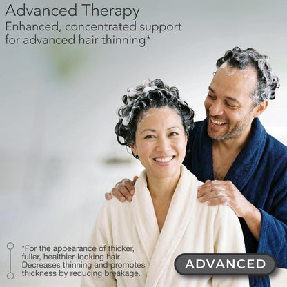 PURA D'OR Advanced Therapy Biotin Shampoo & Conditioner Set for Hair Thinning - Clinically Tested, Herbal Hair Thickening for Women & Men, 16 oz Each Avelisse