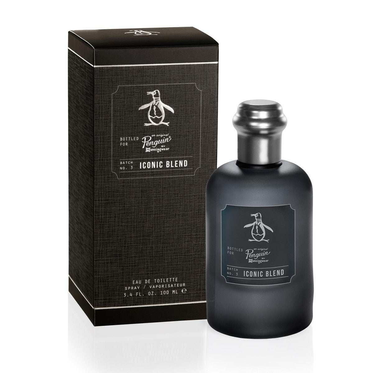 Original Penguin Iconic Blend Eau De Toilette for Men - Long Lasting Cologne with Bergamot, Sage & Sandalwood - 3.4 fl oz (100 mL) Avelisse