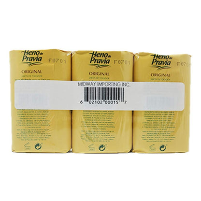 Heno de Pravia Original Soap - Large 4.1 oz Bar (Pack of 6) - Traditional Spanish Glycerin Soap Avelisse