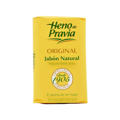 Heno de Pravia Original Soap - Large 4.1 oz Bar (Pack of 6) - Traditional Spanish Glycerin Soap Avelisse