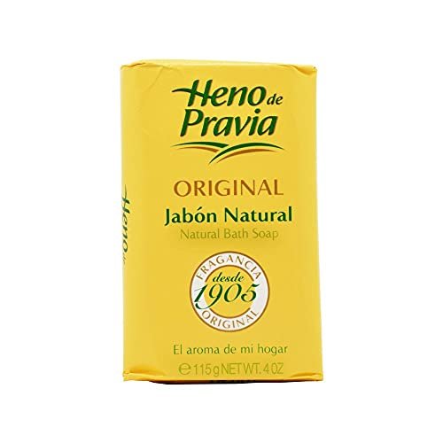 Heno de Pravia Original Soap - Large 4.1 oz Bar (Pack of 6) - Traditional Spanish Glycerin Soap Avelisse