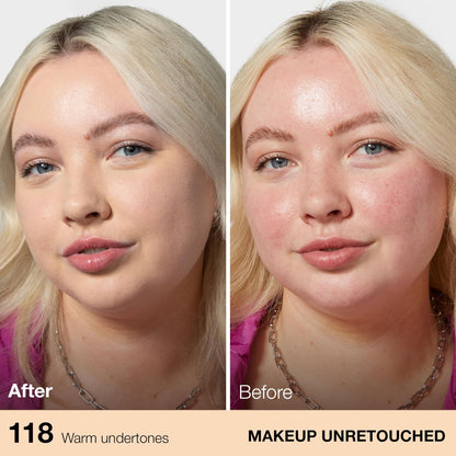 Maybelline Fit Me Matte + Poreless Liquid Foundation - Light Beige 118, Oil-Free