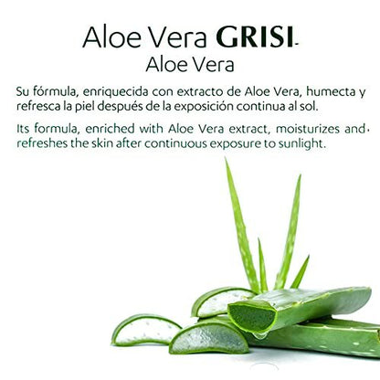 Grisi Aloe Vera Face Cream & Body Lotion Freshness – 2-Pack (3.8 oz Each) for Dry Skin