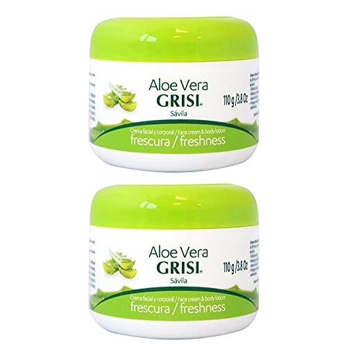 Grisi Aloe Vera Face Cream & Body Lotion Freshness – 2-Pack (3.8 oz Each) for Dry Skin - görsel 2