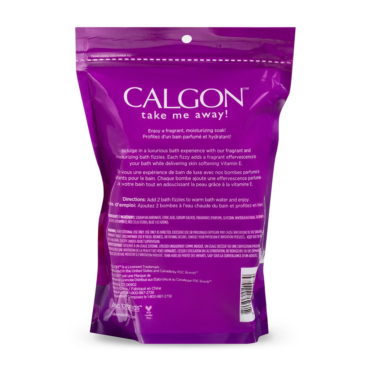 Calgon Bath Fizzies Lavender & Honey - 8 Count Relaxing Bath Bombs Avelisse