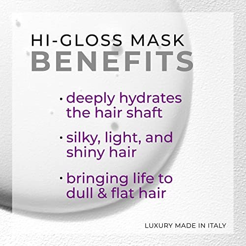Diego dalla Palma Hi-Gloss Hair Mask - Intensive Shine-Enhancing Treatment, 6.8 Oz - görsel 4