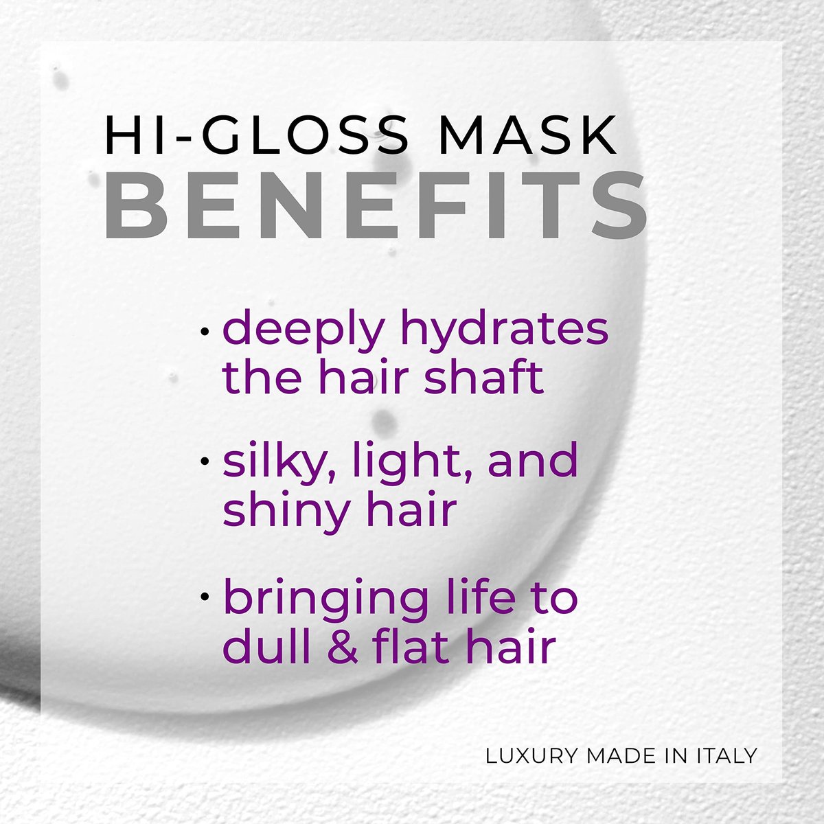 Diego dalla Palma Hi-Gloss Hair Mask - Intensive Shine-Enhancing Treatment, 6.8 Oz - görsel 3