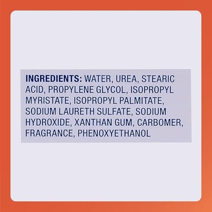 Rugby Urea 20% Intensive Hydrating Cream - Deep Moisturizer for Feet, Hands, Knees, and Elbows - 3 oz