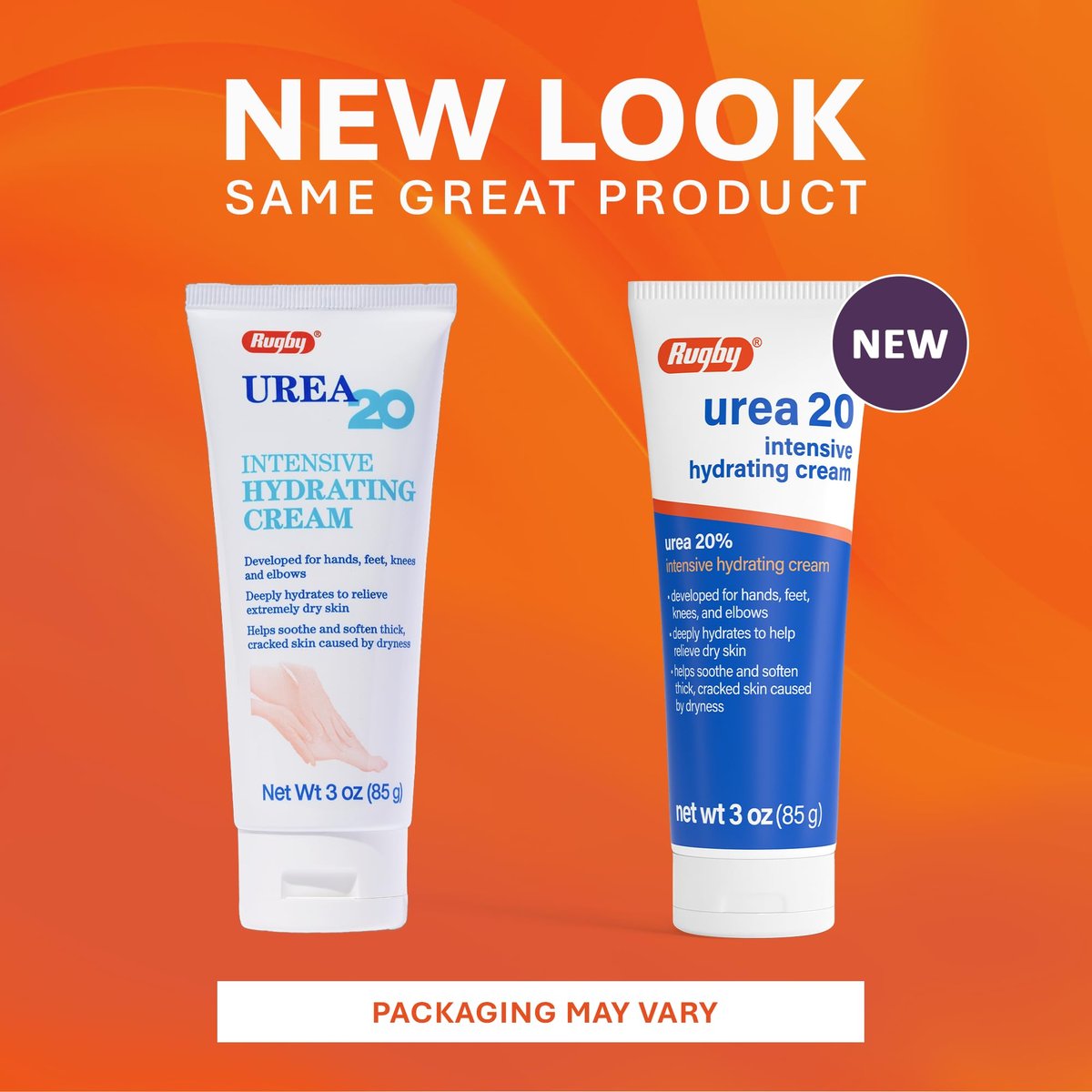 Rugby Urea 20% Intensive Hydrating Cream - Deep Moisturizer for Feet, Hands, Knees, and Elbows - 3 oz - görsel 5