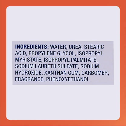 Rugby Urea 20% Intensive Hydrating Cream - Deep Moisturizer for Feet, Hands, Knees, and Elbows - 3 oz