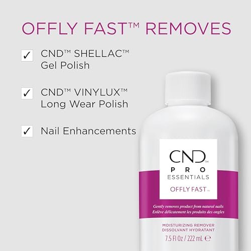 CND OFFLY FAST Moisturizing Nail Polish Remover - 7.5 fl oz Avelisse